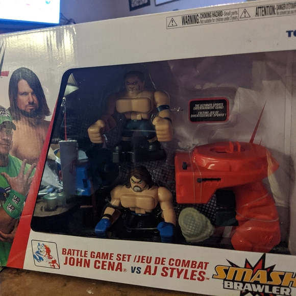 WWE Smash Brawlers John Cena VS AJ Styles Battle Set - Picture 3 of 7